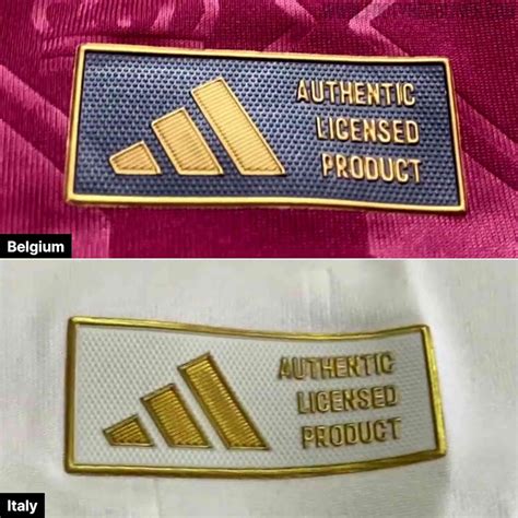 adidas fake logo|adidas authentic badge.